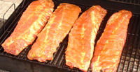 Smoking Salmon Slabs